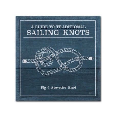 Mary Urban 'Vintage Sailing Knots VI' Canvas Art,18x18